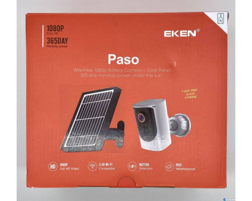 Wi-Fi камера EKEN Paso c солнечной панелью