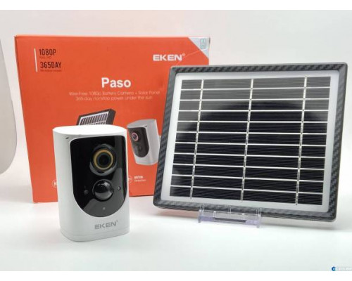 Wi-Fi камера EKEN Paso c солнечной панелью