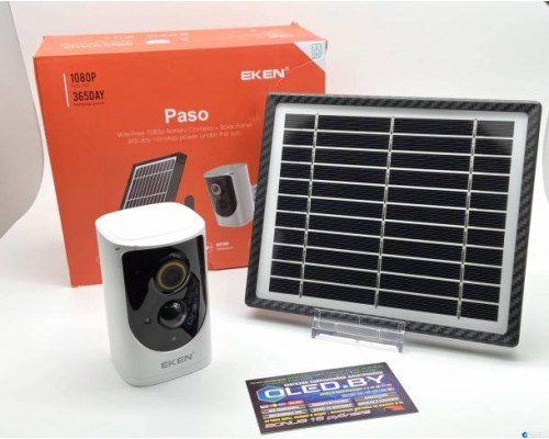 Wi-Fi камера EKEN Paso c солнечной панелью