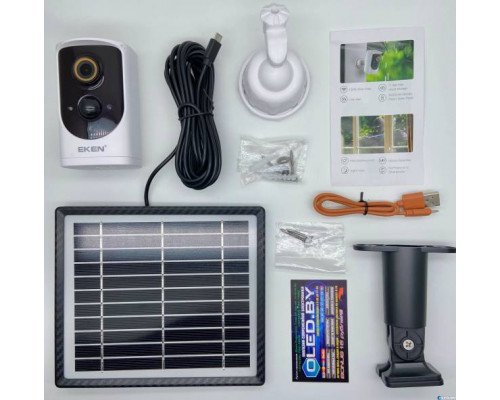 Wi-Fi камера EKEN Paso c солнечной панелью
