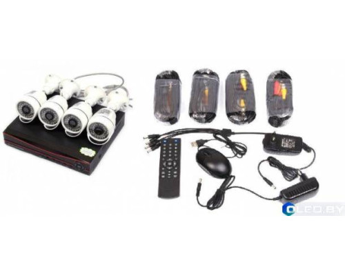 Комплект видеонаблюдения 4 камеры XPX K3904 4 MP