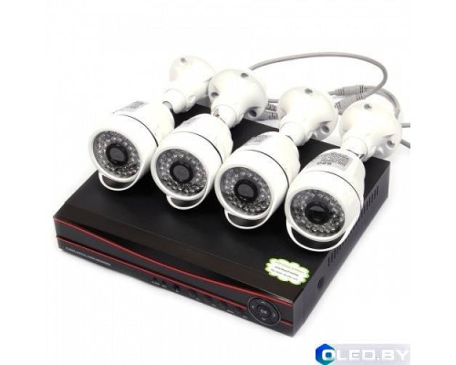 Комплект видеонаблюдения 4 камеры XPX K3904 4 MP