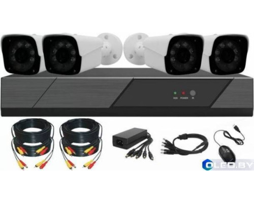 Комплект видеонаблюдения уличный 4 камеры Longse LS-KIT4