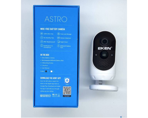 Беспроводная автономная уличная Wi-Fi IP камера Argus 6000mah