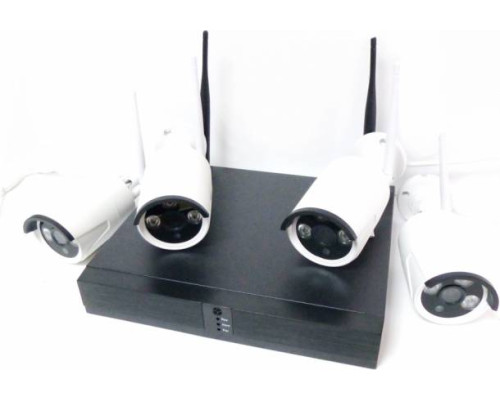 Беспроводной WiFi комплект видеонаблюдения 4 камеры XPX 3704 2Mp