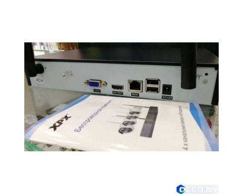 Беспроводной WiFi комплект видеонаблюдения 4 камеры XPX 3704 2Mp