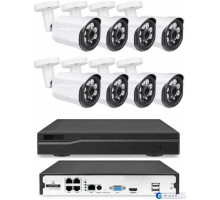 Комплект IP видеонаблюдения на 8 камер XPX K3808 5 MP POE