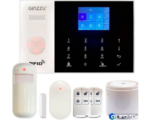 Комплект сигнализации Ginzzu HS-K04WL