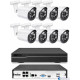 Комплект IP видеонаблюдения на 8 камер XPX K3808 3 MP POE