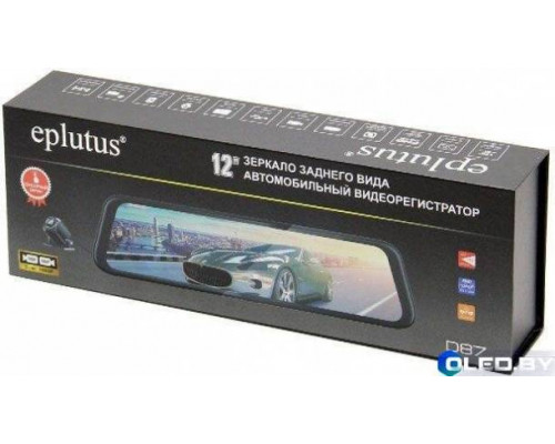Автомобильный видеорегистратор-зеркало Eplutus D87