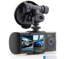 Видеорегистратор Eplutus DVR-R300 с 2 камерами, GPS и G-сенсором