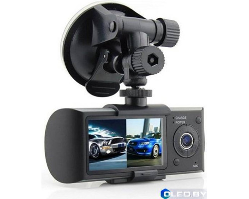 Видеорегистратор Eplutus DVR-R300 с 2 камерами, GPS и G-сенсором