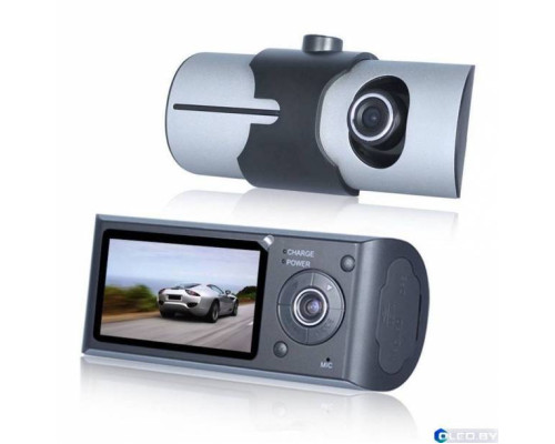 Видеорегистратор Eplutus DVR-R300M с 2 камерами, GPS и G-сенсором