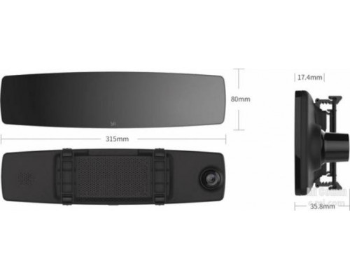 Автомобильный видеорегистратор YI Mirror Dash camera YCS.1C17